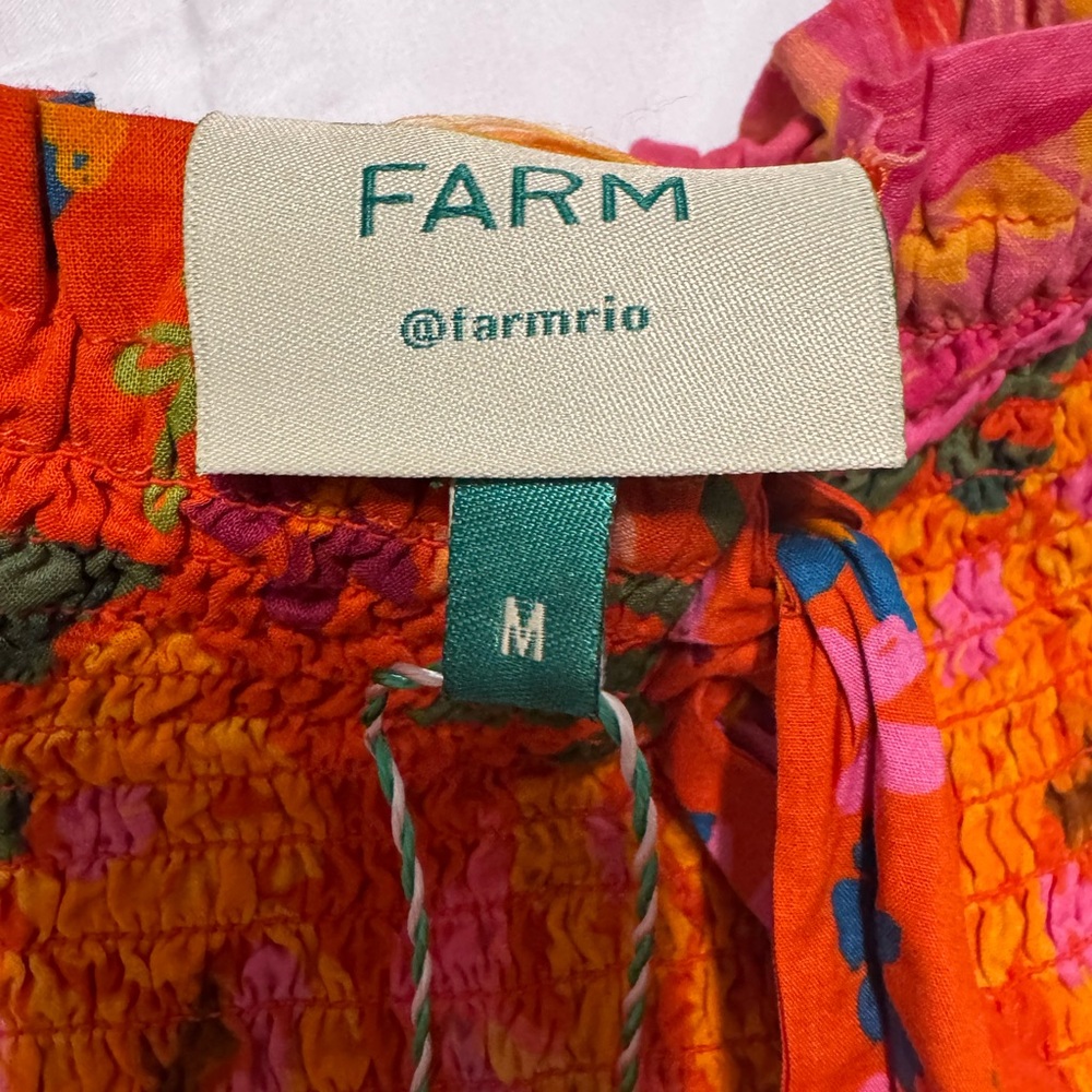 Red Spring Bananas Farm Rio Mini Dress - Red and Pink - Picture 3 of 3